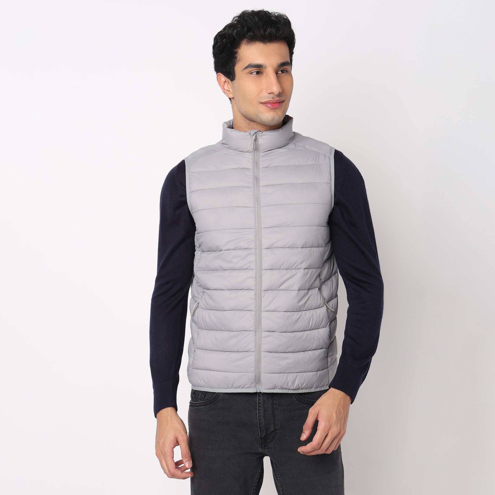 Heat-X Ultrapuff High Neck Sleeveless Gilet Jacket - Water Repellant Fabric with Zippered Hand Pockets
