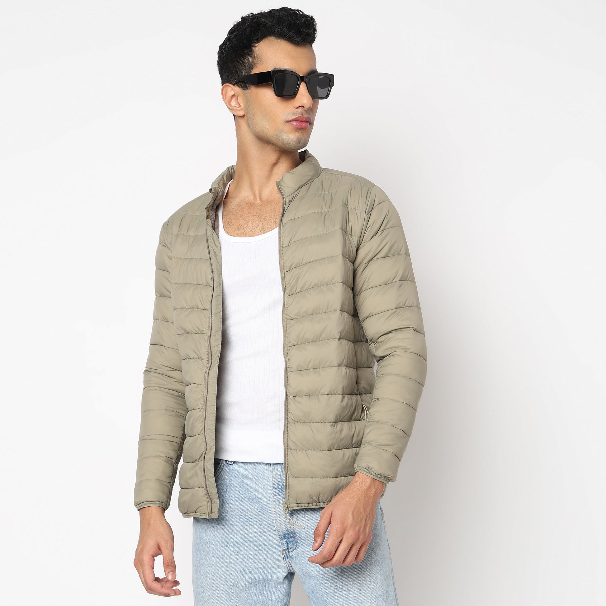 High Neck Ultrapuff Bomber Jacket