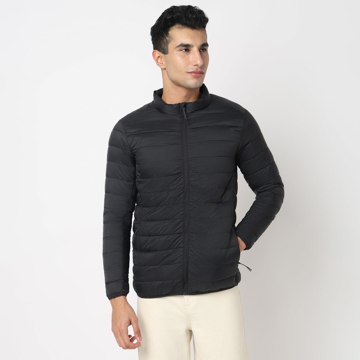 High Neck Ultrapuff Bomber Jacket