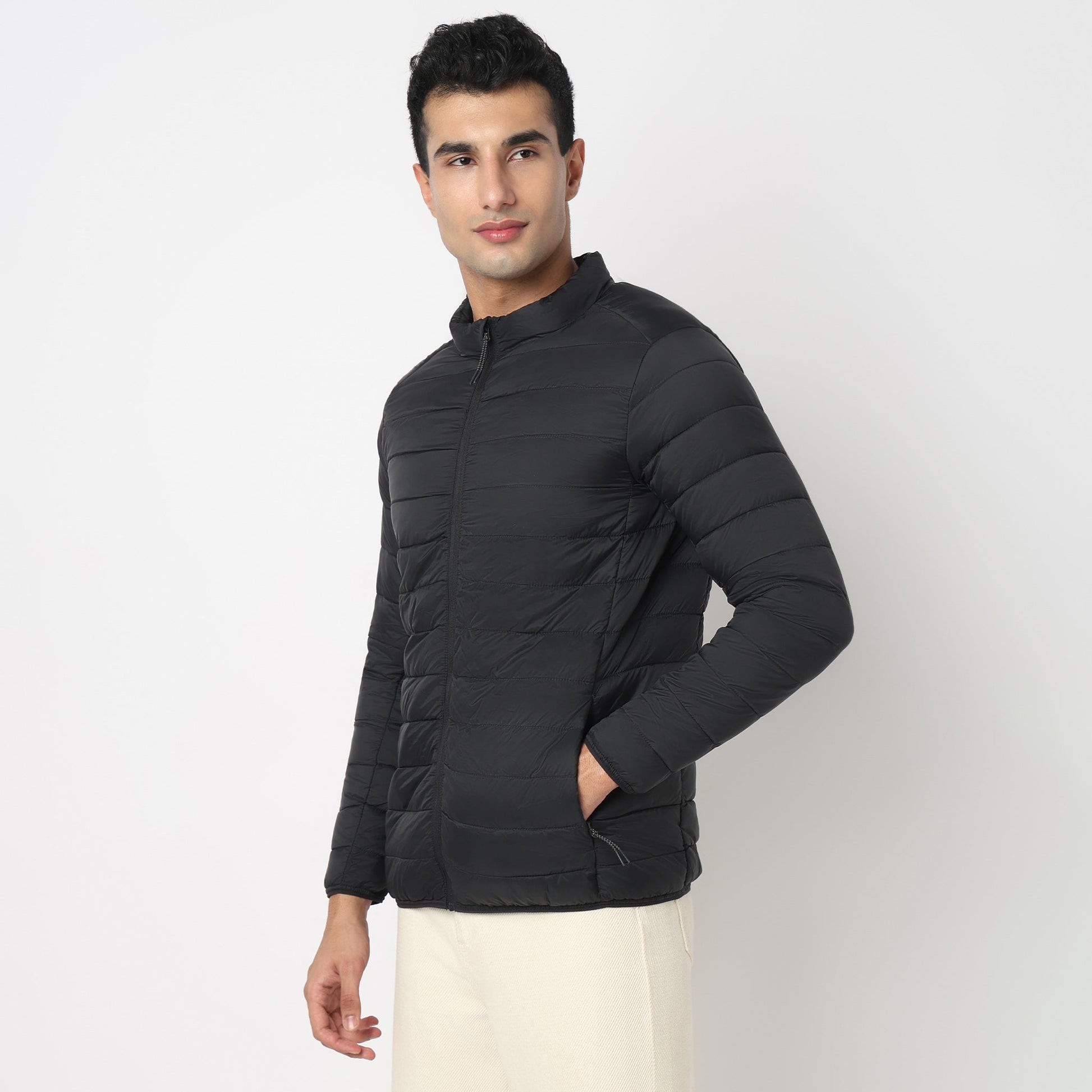 High Neck Ultrapuff Bomber Jacket