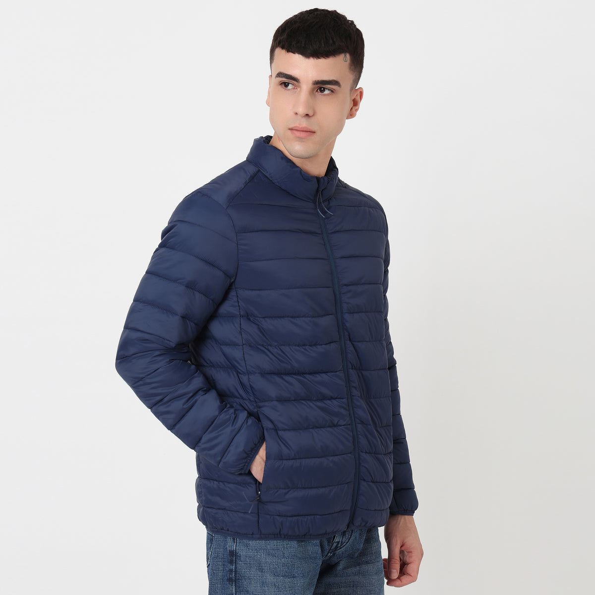 High Neck Ultrapuff Bomber Jacket