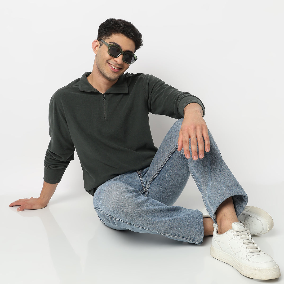 High Neck Polair Sweatshirt