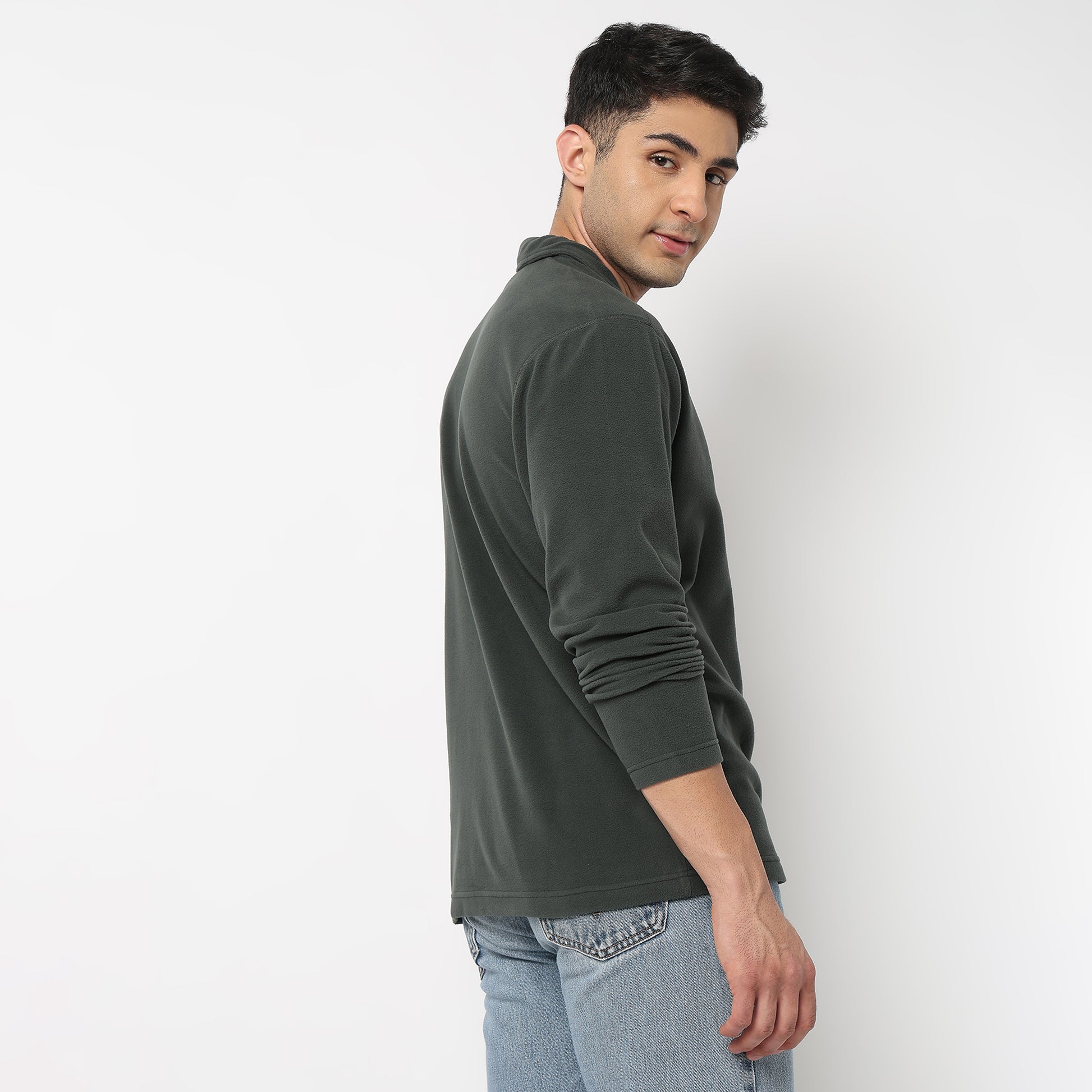 High Neck Polair Sweatshirt