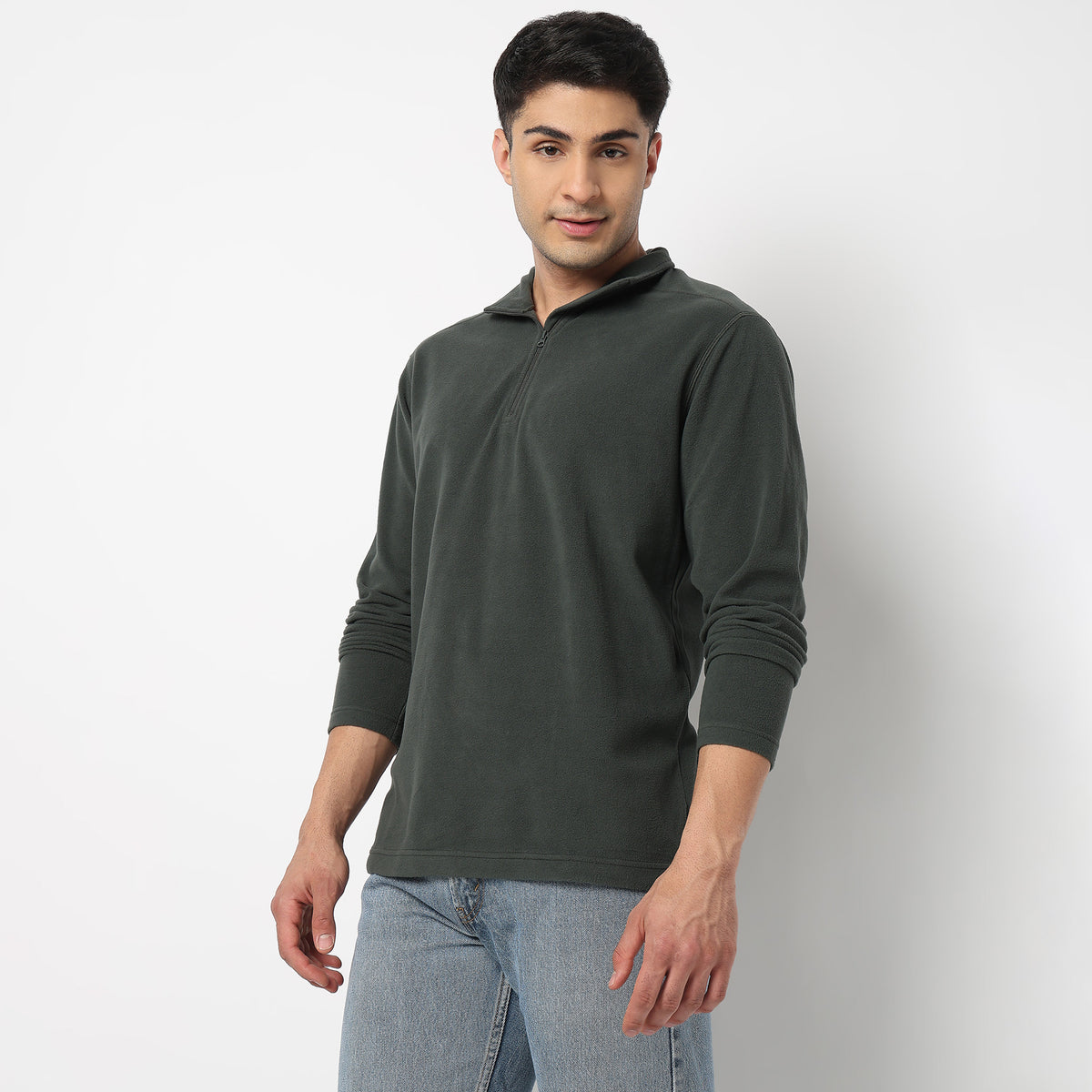 High Neck Polair Sweatshirt