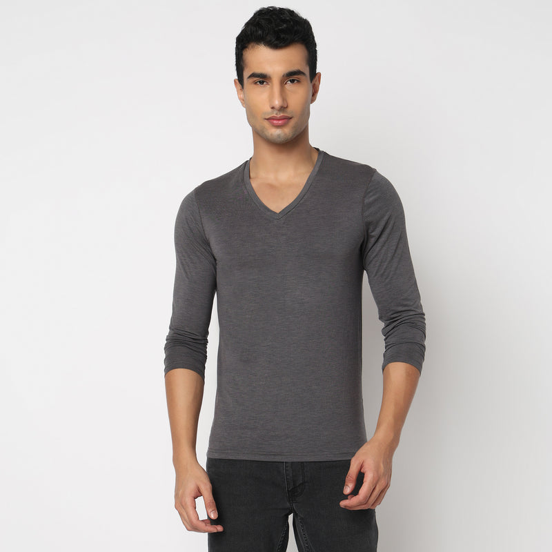 Warm Best For Cold HX-600 V-Neck T-Shirt