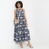 Flare Fit Printed Square Neck A-Line Dress