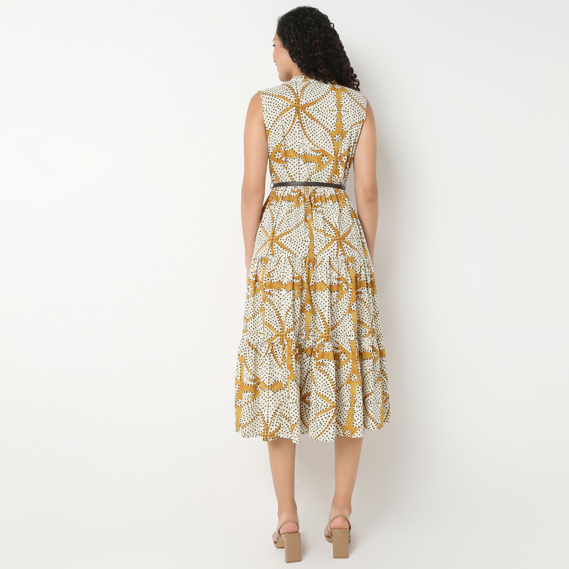 Sleeveless Tiered Dress