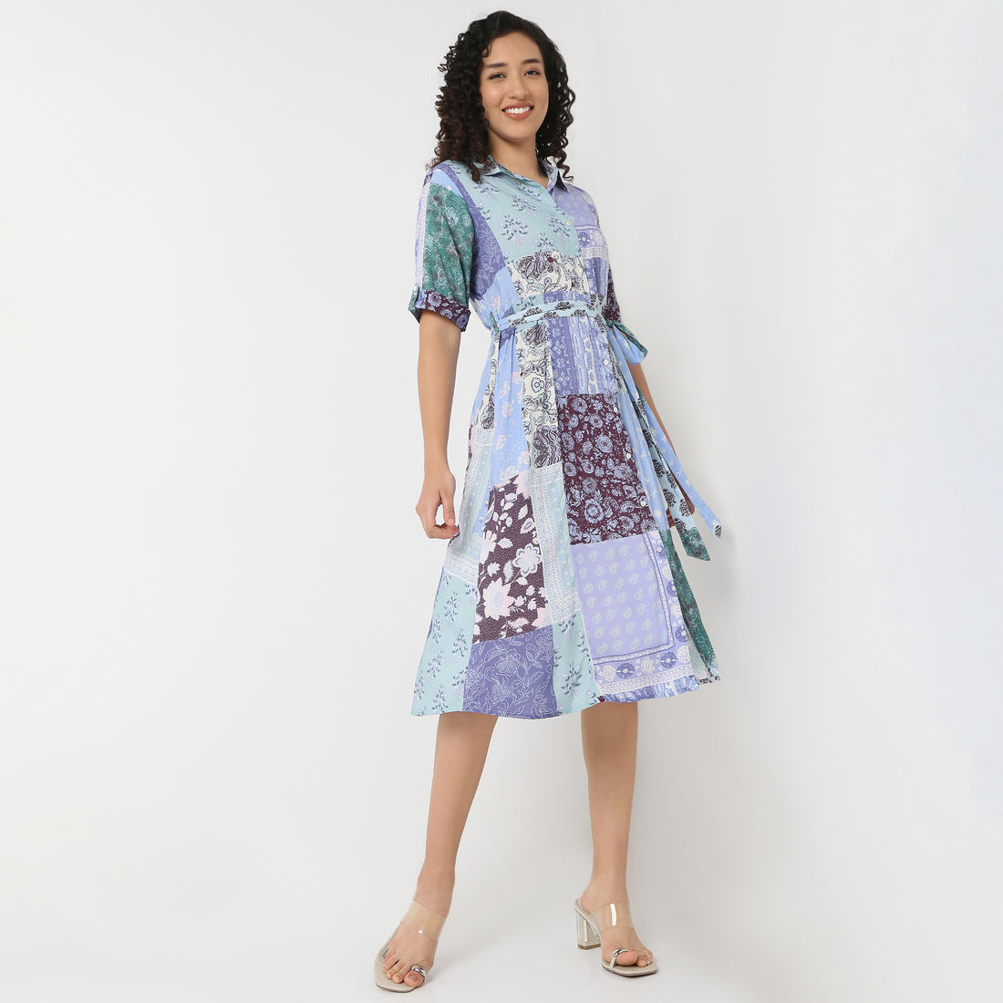 Belted Shirt Dress