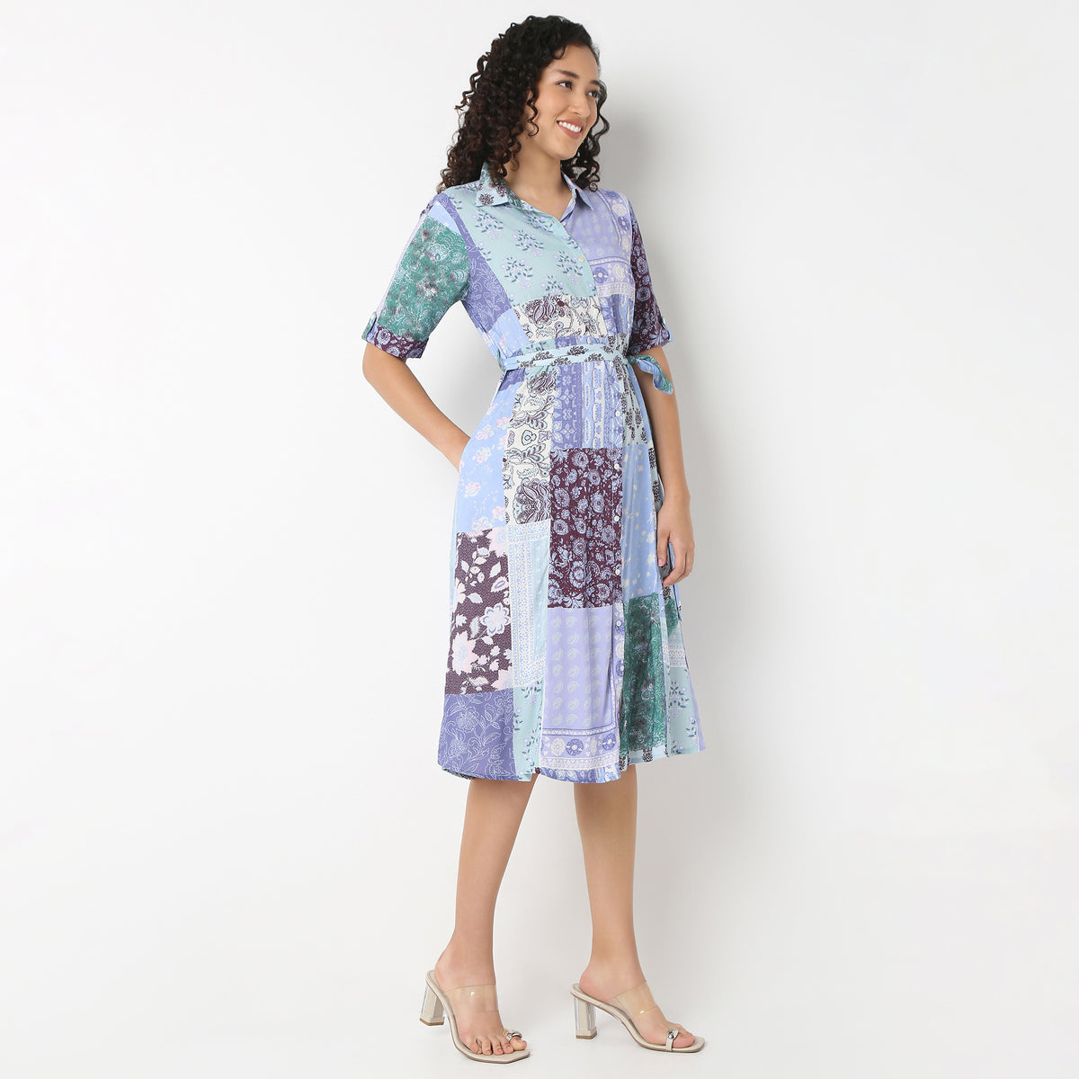 Belted Shirt Dress