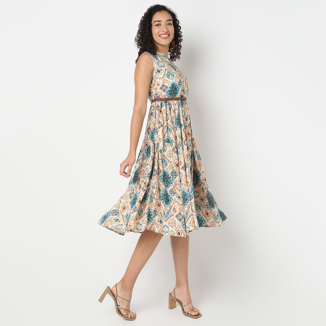 Belted Shirt Dress