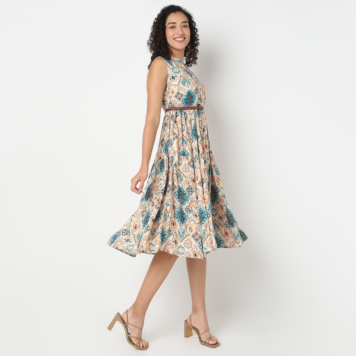Belted Shirt Dress