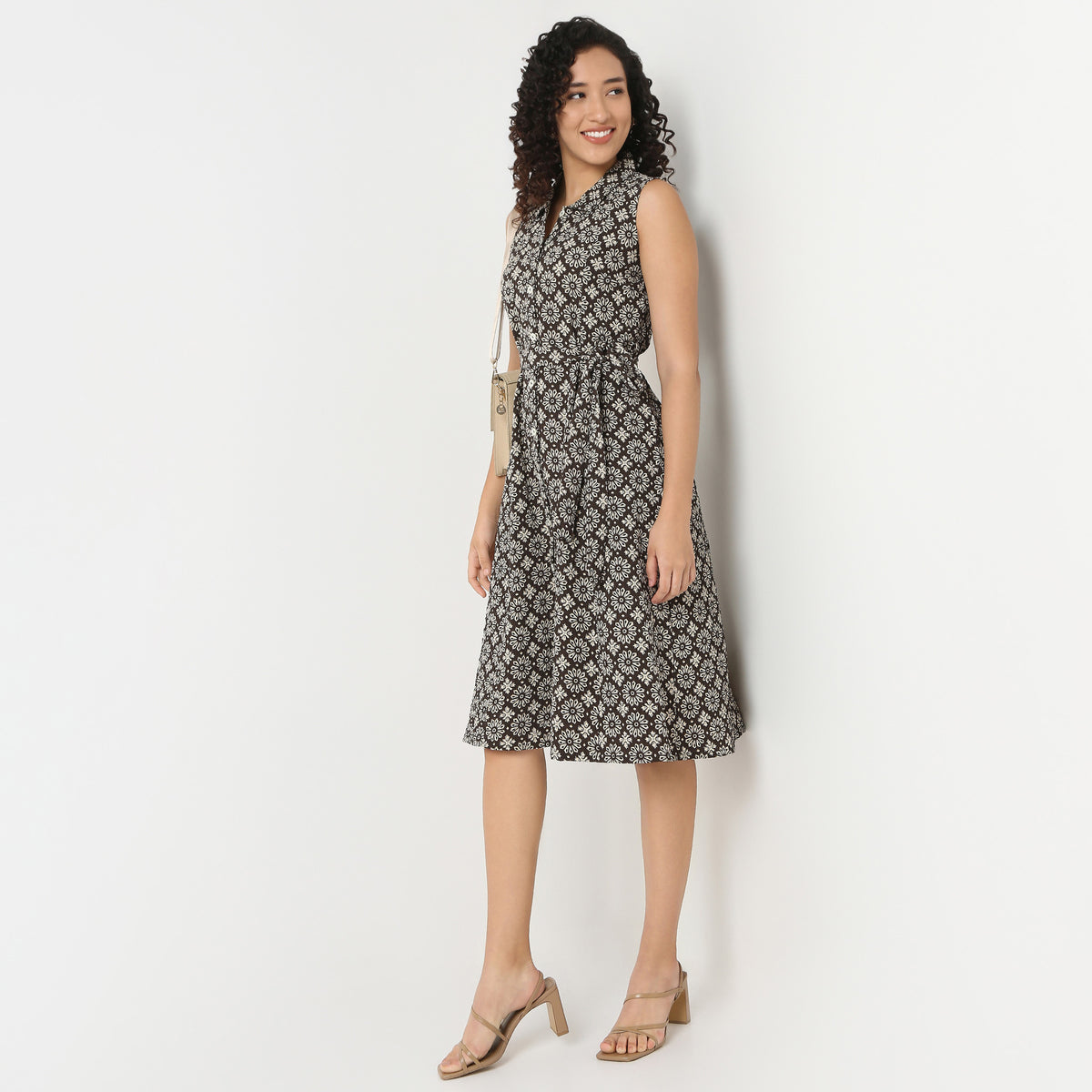 Belted Shirt Dress