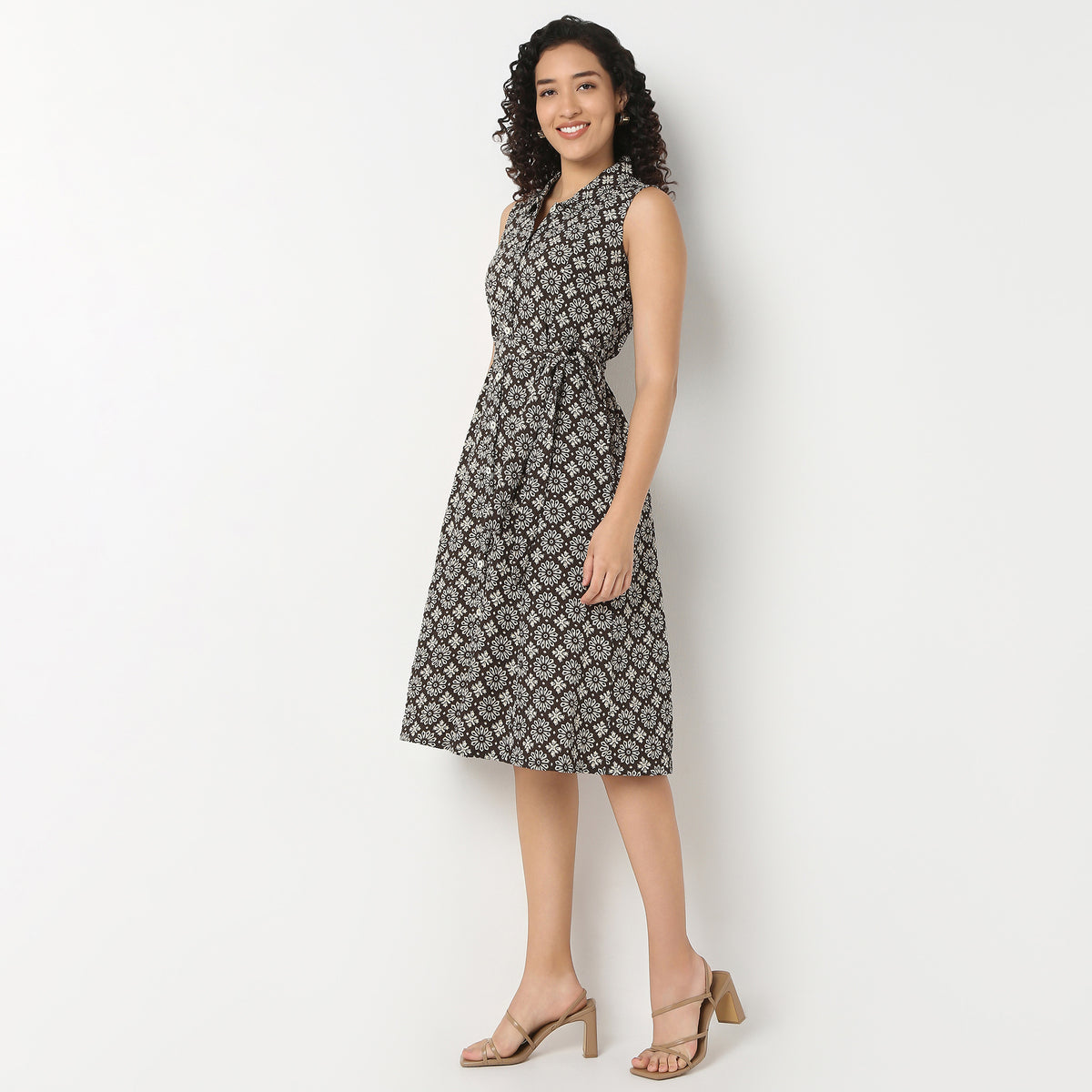 Belted Shirt Dress