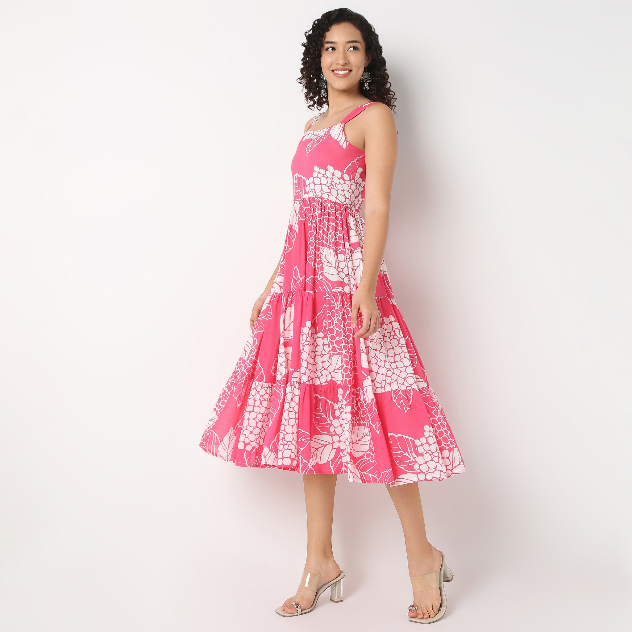 Strappy Tiered Dress