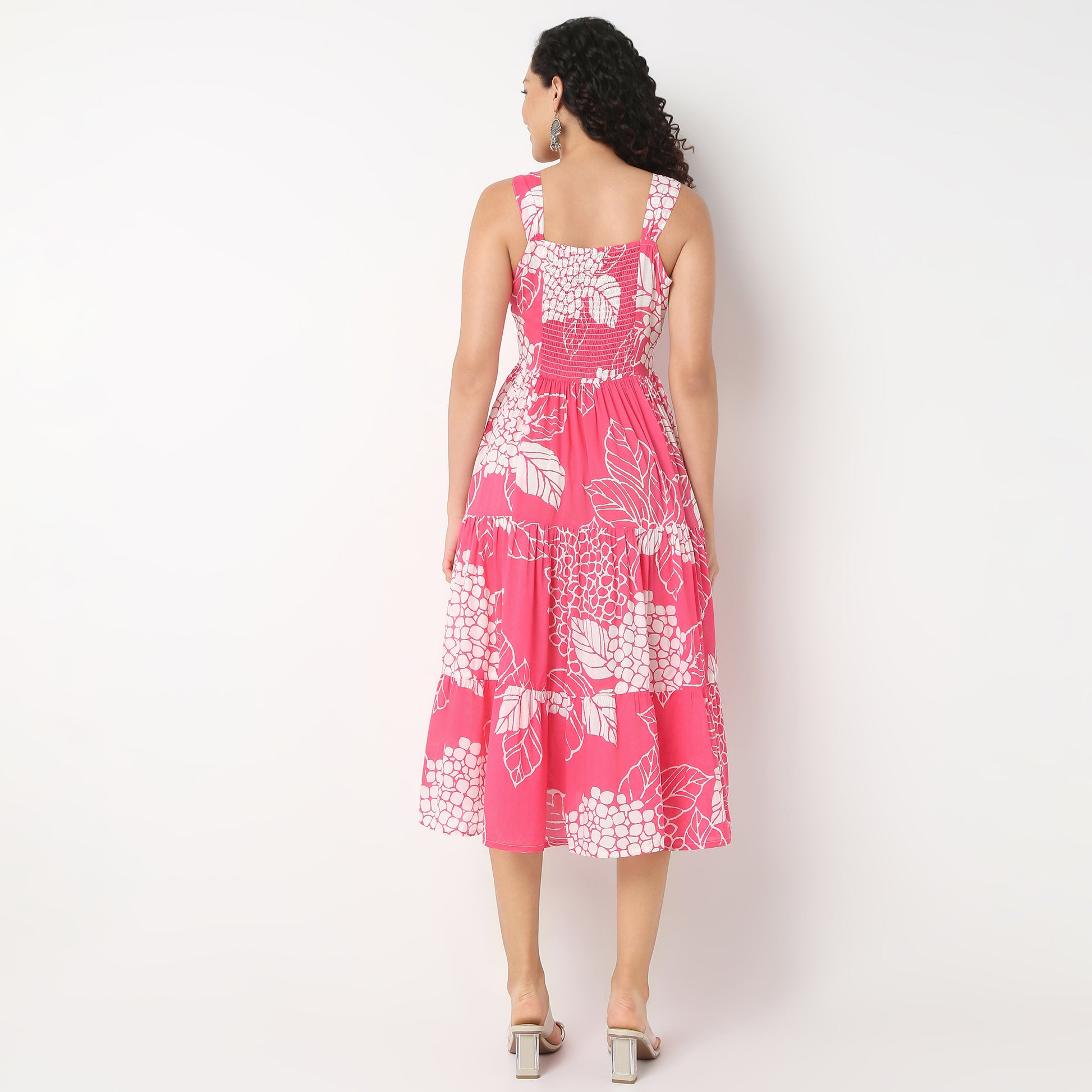 Strappy Tiered Dress