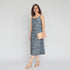 Printed Boat Neck Dress