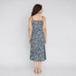 Printed Boat Neck Dress