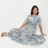Sleeveless Tiered Shirt Dress