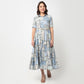 Sleeveless Tiered Shirt Dress