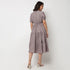 Round Neck Tiered Dress
