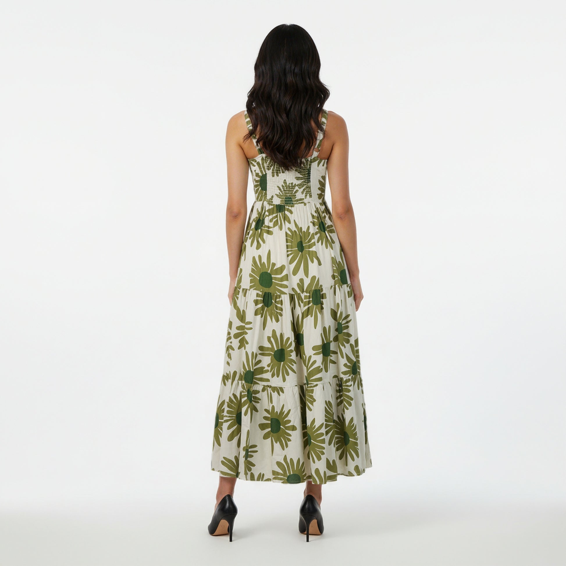 Strappy Tiered Dress