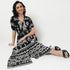 Order Now Women Printed V Neck Flared Flare Fit Ethnic Wear Dress by Style Union