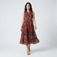 Printed Tiered Dress