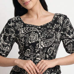Printed Tiered Dress