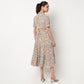 Printed Tiered Dress