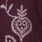 Embroidered V-Neck Tiered Dress