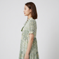 Ruffle Neck Tiered Dress