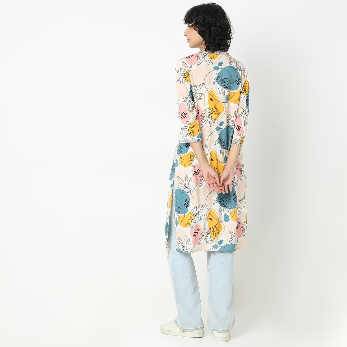 Straight Fit Printed Kurta