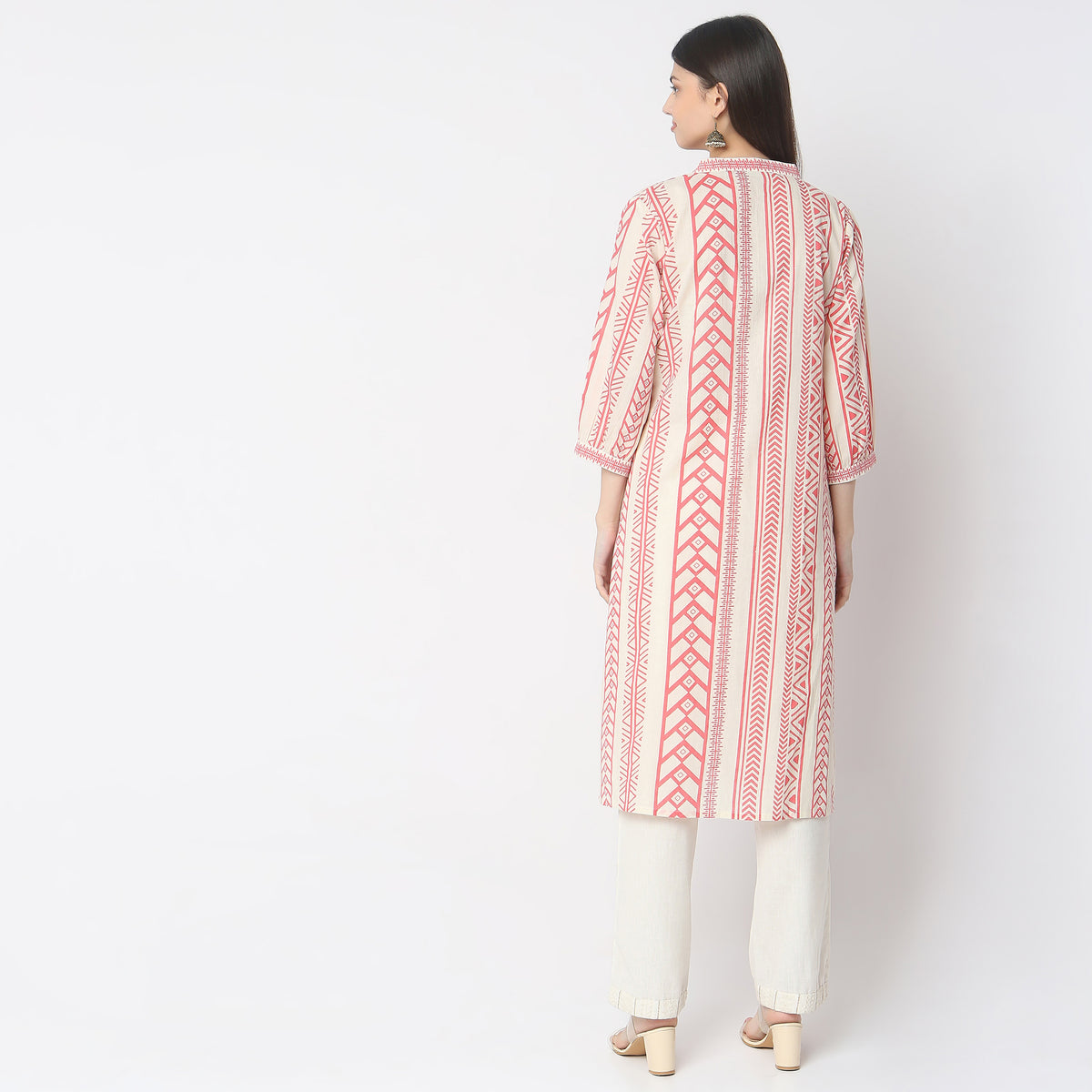 Straight Fit Printed Kurta