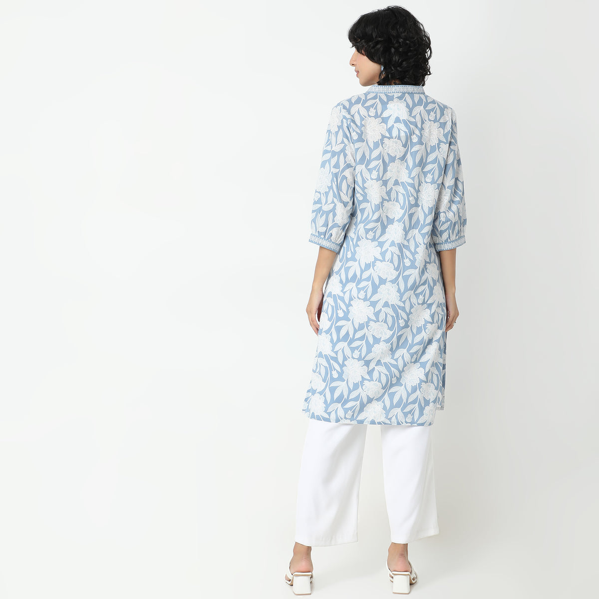 Straight Fit Printed Kurta