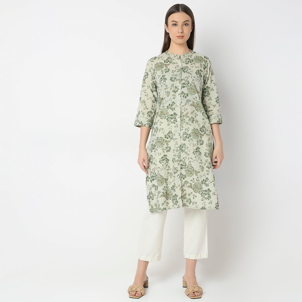 Regular Fit Printed Kurta