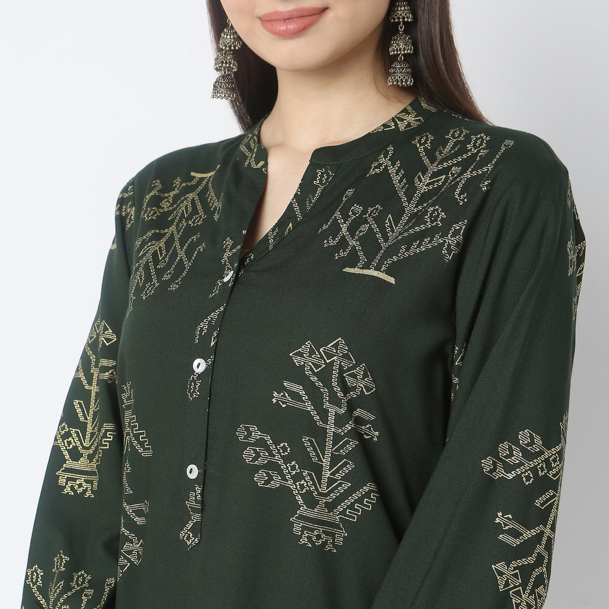 Regular Fit Printed Kurta