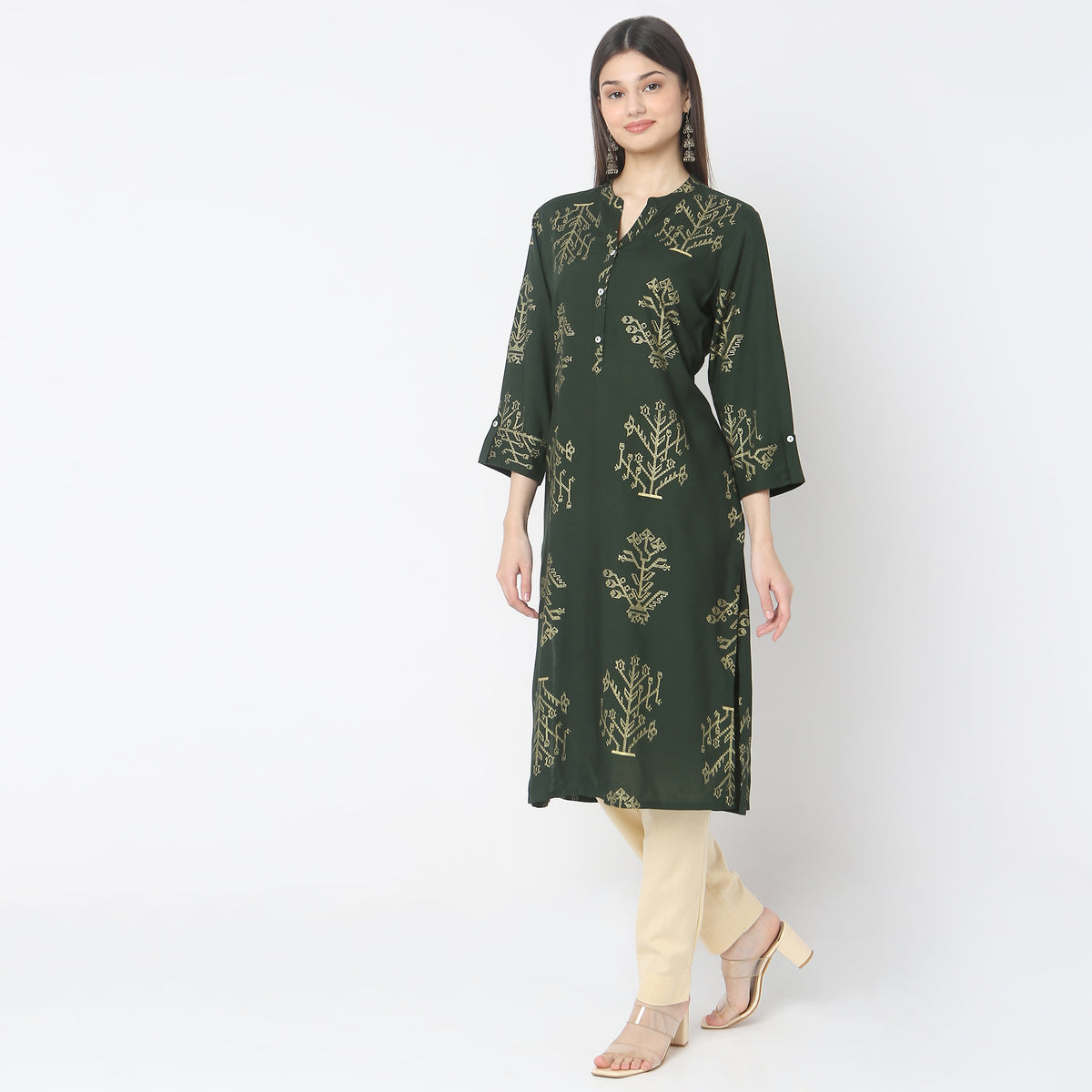 Regular Fit Printed Kurta