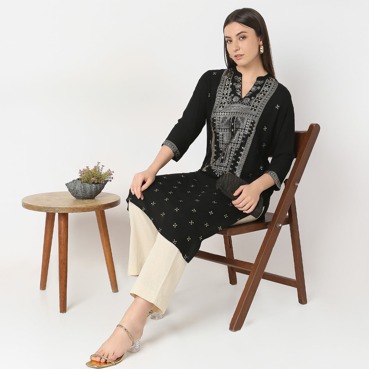 Regular Fit Printed Kurta