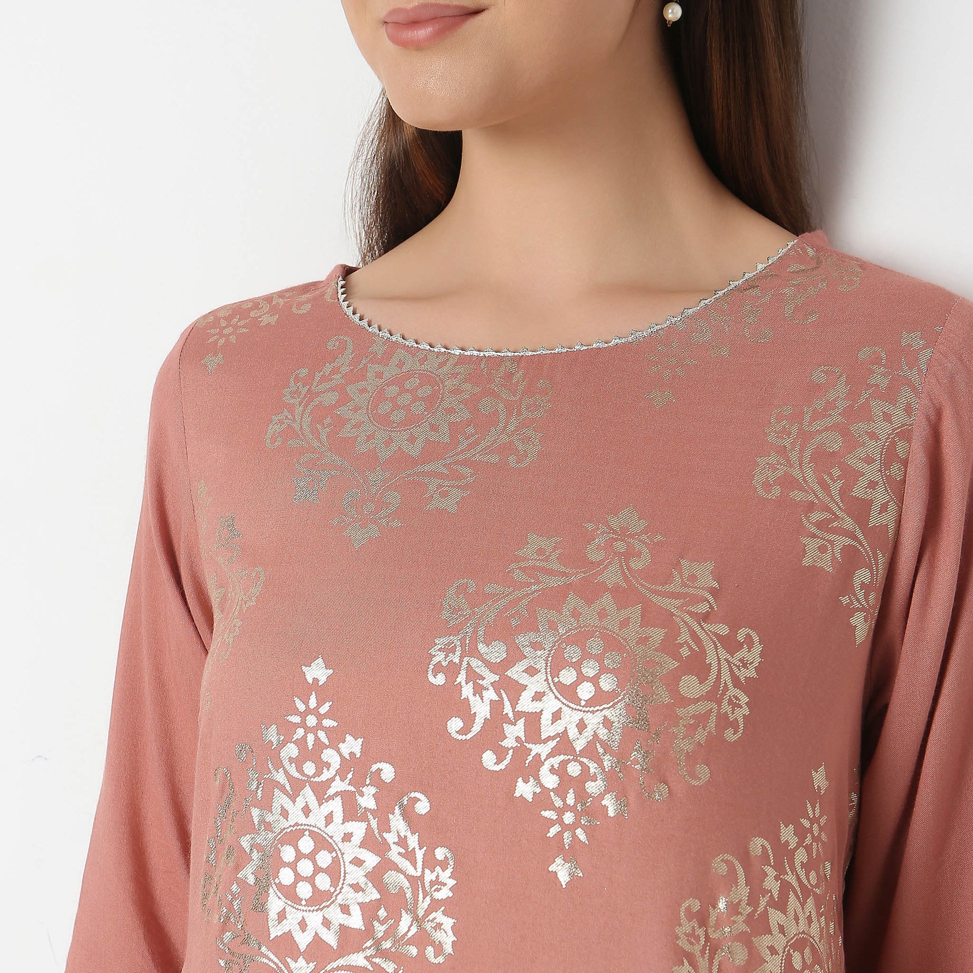 Regular Fit Printed Kurta