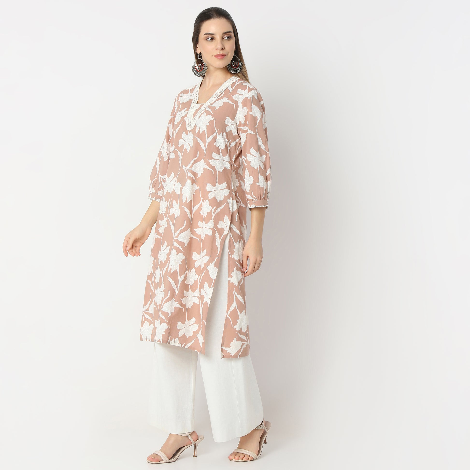 Regular Fit Printed Kurta