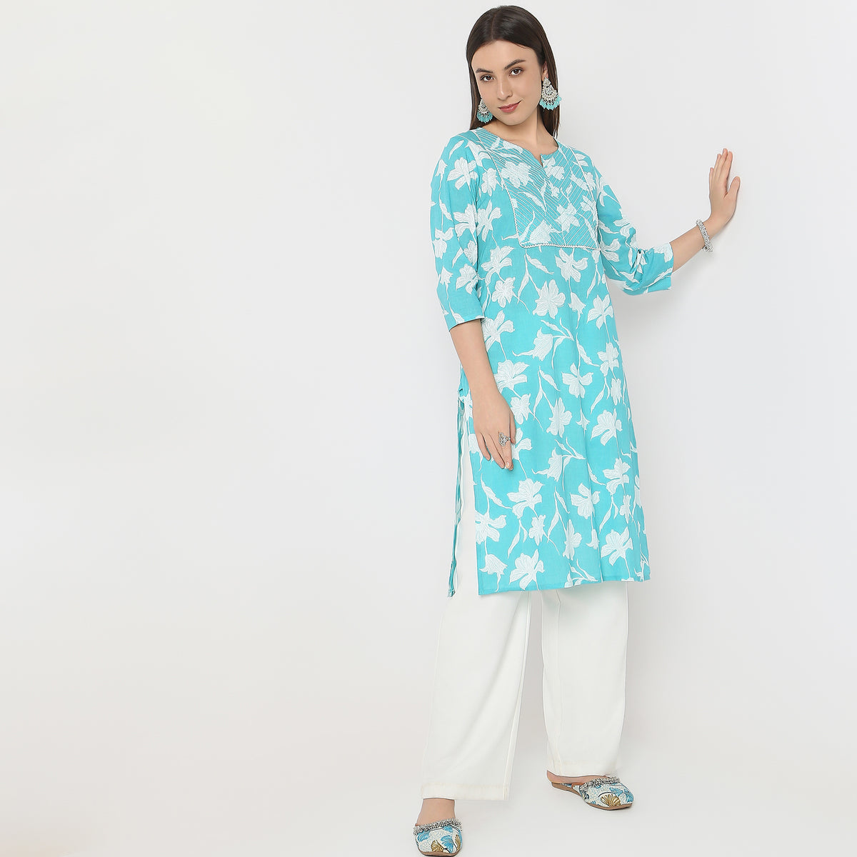 Regular Fit Printed Kurta