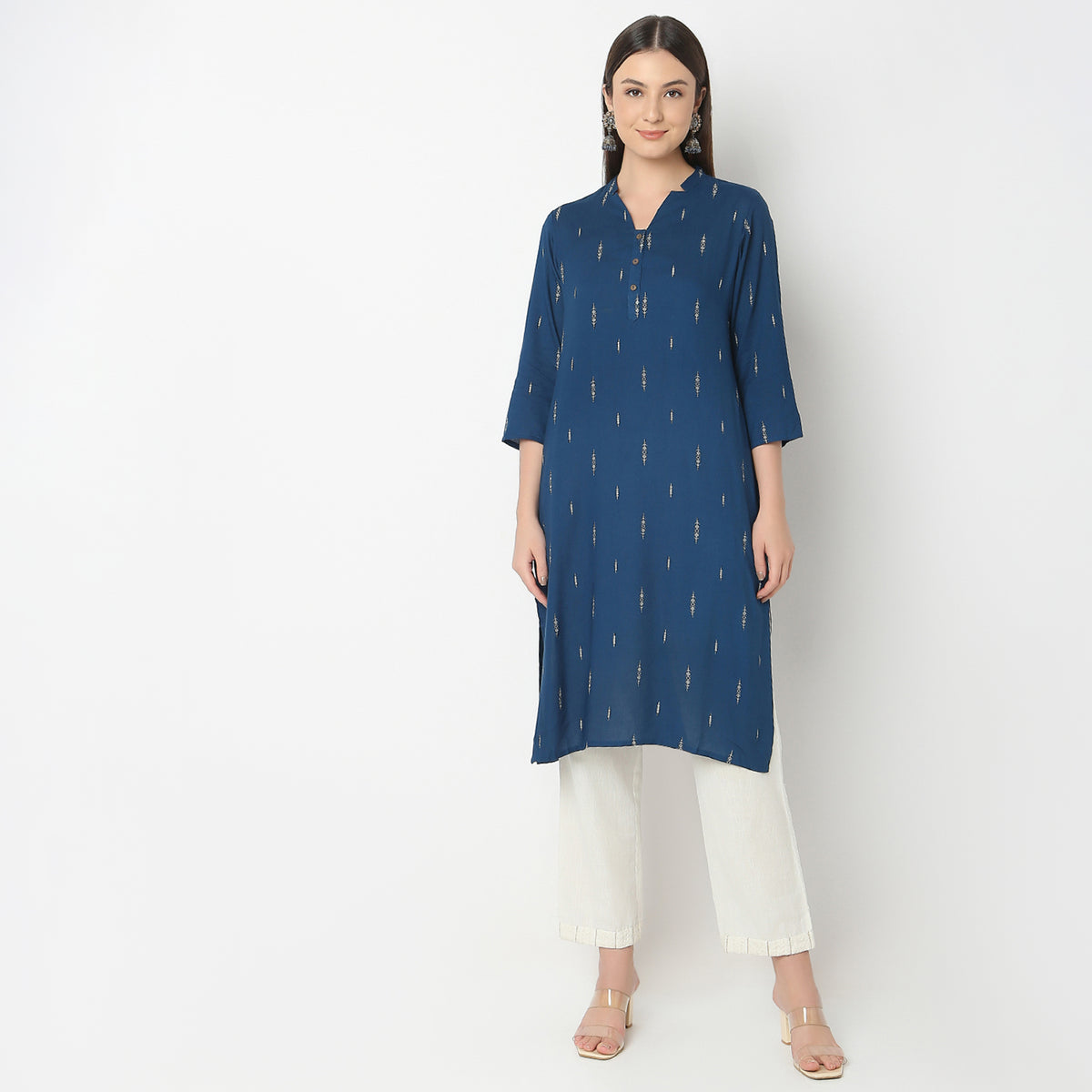 Regular Fit Printed Kurta