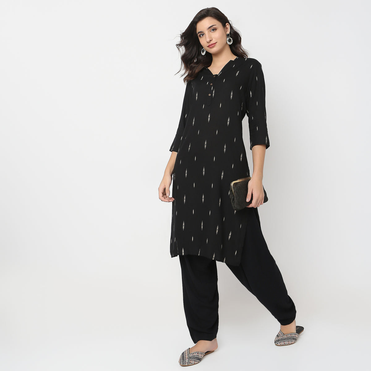 Regular Fit Printed Kurta