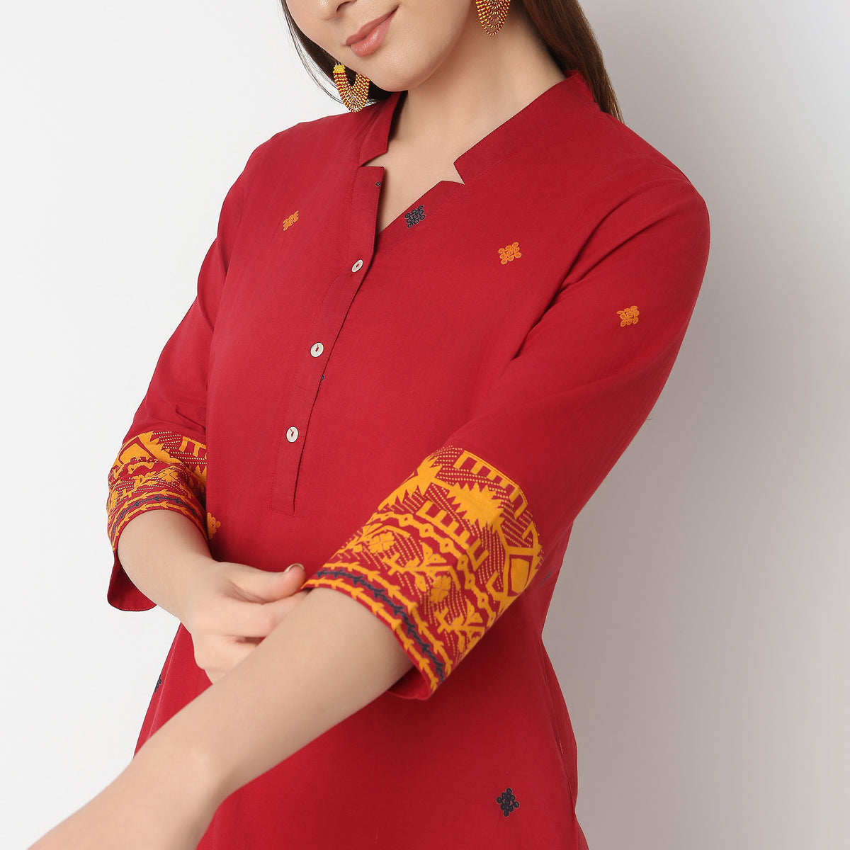 Regular Fit Printed Kurta