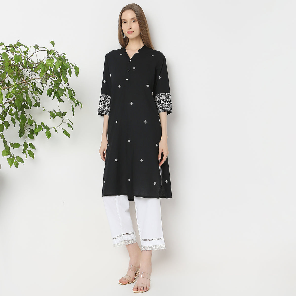 Regular Fit Printed Kurta