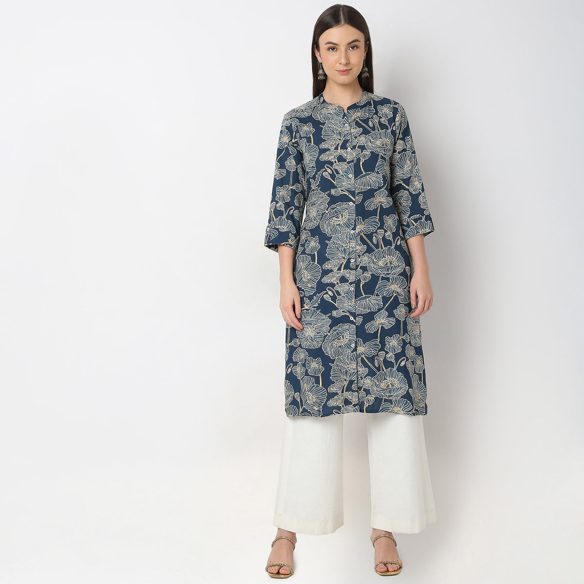 Regular Fit Printed Kurta