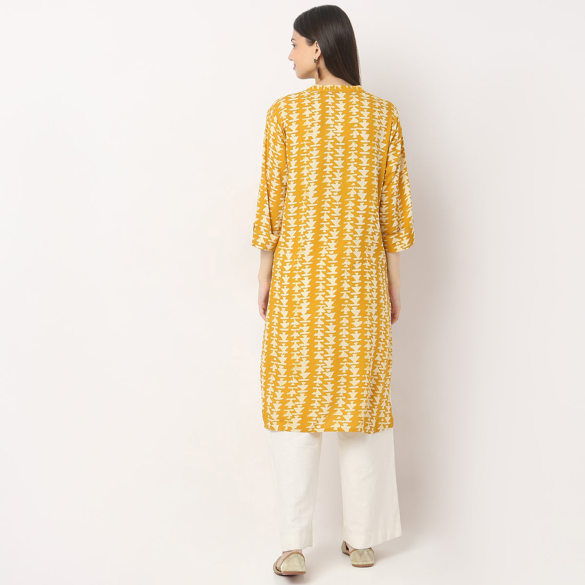 Straight Fit Printed Kurta