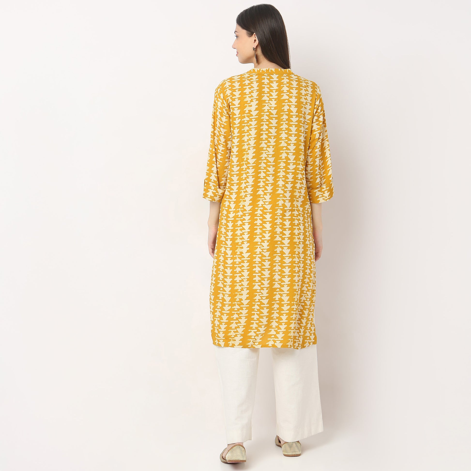 Straight Fit Printed Kurta