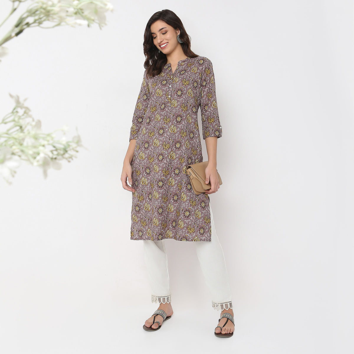 Regular Fit Printed Kurta