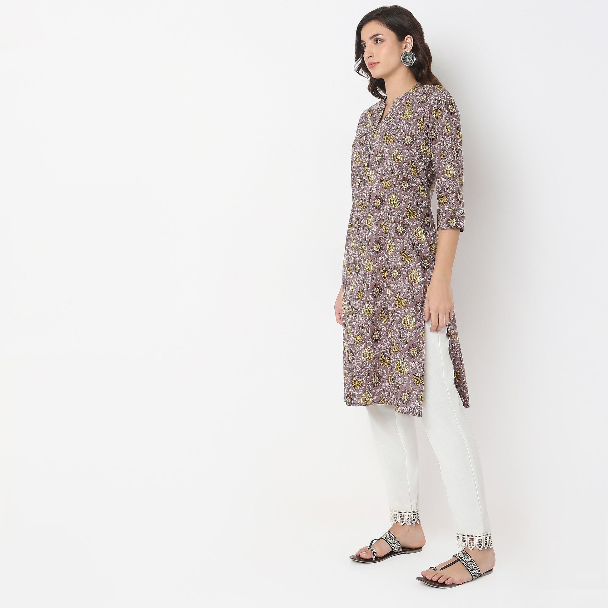 Regular Fit Printed Kurta